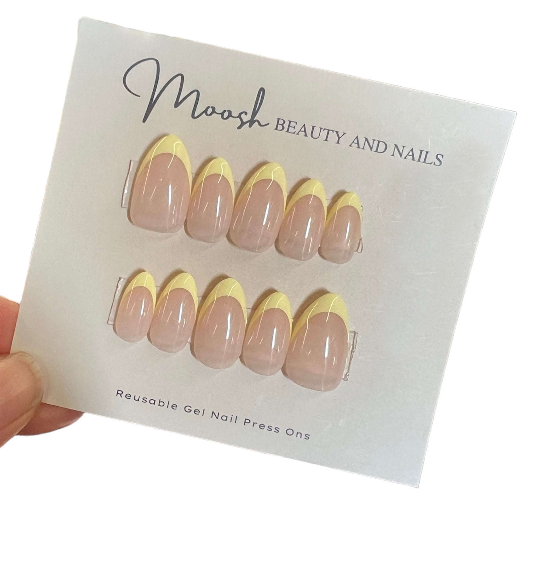 Pastel Yellow | Short Almond