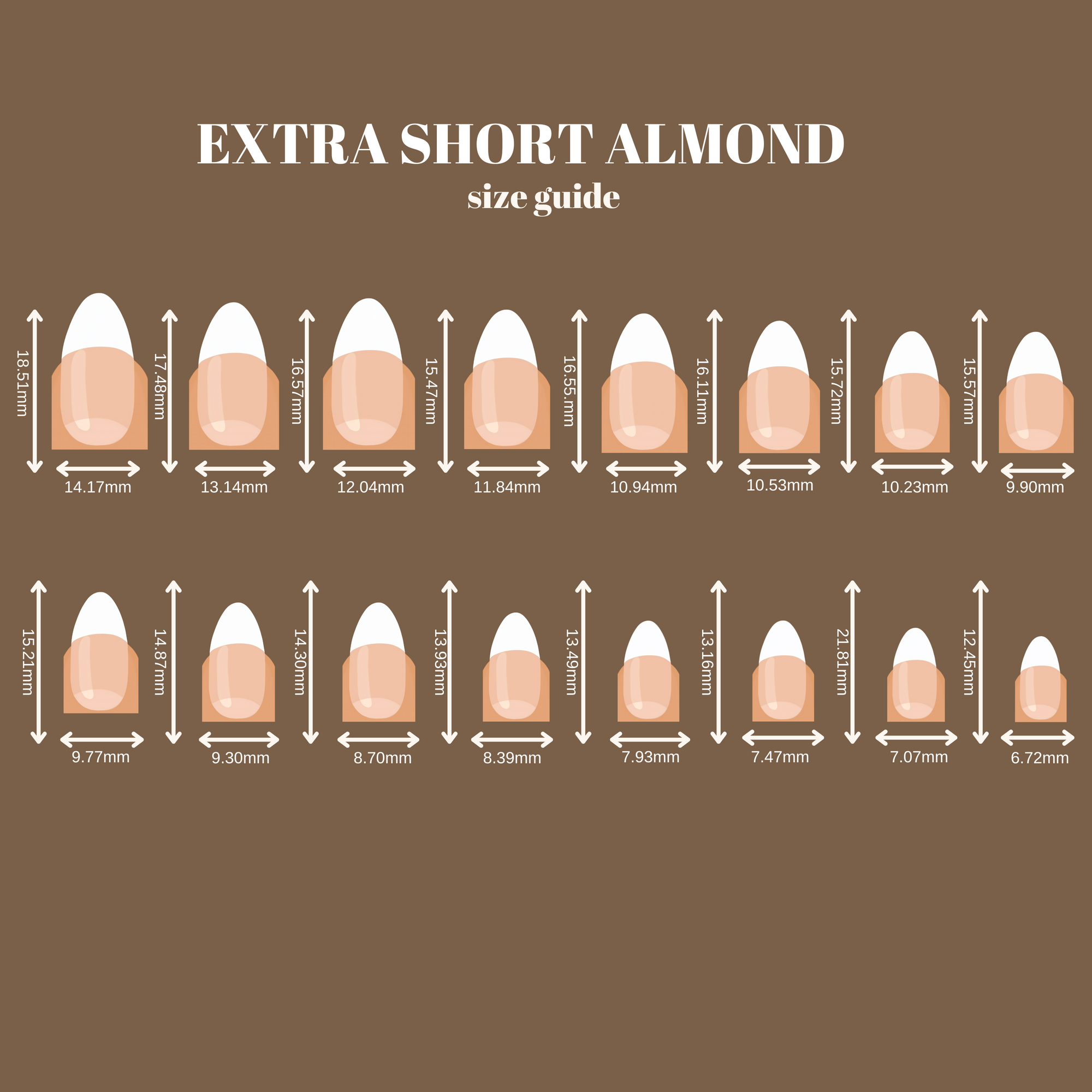 White French Beige | Xtra Short Almond